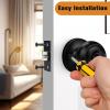 imageProbrico Matte Black Door Knobs Privacy Interior Door Knob with Lock Black Bathroom Bedroom Door Knob with Thumb Turning Locking Button 10 PackBlack