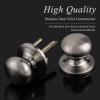 imageProbrico NonLocking Passage Door KnobsInterior Door Locks in Oil Rubbed Bronze FinishBall Shape Door Hardware for Hallway or Closet6 PackBrushed Nickel