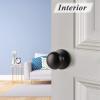 imageProbrico NonLocking Passage Door KnobsInterior Door Locks in Oil Rubbed Bronze FinishBall Shape Door Hardware for Hallway or Closet6 PackOil Rubbed Bronze