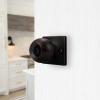 imageProbrico Oil Rubbed Bronze Ball Privacy Knob Interior Keyless Door Lockset for Bed and Bath with Square Rosette 1 Pack