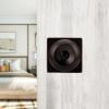 imageProbrico Oil Rubbed Bronze Ball Privacy Knob Interior Keyless Door Lockset for Bed and Bath with Square Rosette 1 Pack