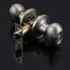 imageProbrico Oval Brushed Nickel Privacy Door Knobs Keyless Interior Door Locks Egg Shape BathBed Door Handles 3 PackBrushed Nickel