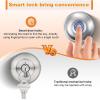 imageProbrico Smart Door Knob Fingerprint Biometric Door Knob with Smart Lock Keyless Entry Door Lock with Knob Round Electronic Door Lock for BedroomGarageOfficeClosetApartmentApp ControlBlackSatin Nickel