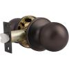 imageProbrico HallCloset Door Knobs Matte Black Passage Door Knobs Round Interior Keyless NonLocking Door Handles4 PackOil Rubbed Bronze