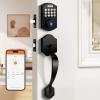 imageProbrico Smart Keyless Entry Door Lock Smart Locks for Front Door Keypad Door Lock with Handle Fingerprint Deadbolt with Handle