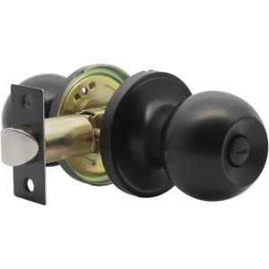 imageProbrico Ball Privacy Door Knobs BedBath Door Locks Brushed NickelBlack