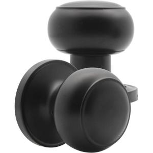 imageProbrico Colonial Style Passage Door Knobs Brushed Nickel Door Handle for HallCloset DoorBlack