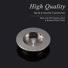 imageProbrico Recessed Stainless Steel Flush Pull Handle Round Large