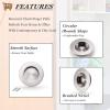 imageProbrico Recessed Stainless Steel Flush Pull Handle Round Large