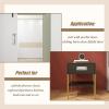 imageProbrico Stainless Steel Flush Pull Recessed Cabinet Sliding Door Knobs Furniture Handles for Pocket Flush Door Concealed Screws 6 Inches Overall Length
