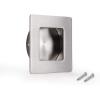 image1 PackProbrico Recessed Sliding Door Pull Brushed Nickel Furniture Flush Door Handle Stainless Steel Flush Finger Pull Square 234 Inch Recessed Handle Sliding Flush Door Pull