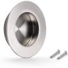 imageProbrico Recessed Stainless Steel Flush Pull Handle Round Large