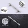 imageProbrico 10 Pack Solid Stainless Steel T Knobs Cabinet Knobs Satin Nickel Kitchen Drawer Pulls Dresser Knobs Brushed Nickel Cupboard HandlesBrushed Nickel