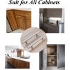 imageProbrico 10 Pack Solid Stainless Steel T Knobs Cabinet Knobs Satin Nickel Kitchen Drawer Pulls Dresser Knobs Brushed Nickel Cupboard HandlesBrushed Nickel