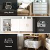 imageProbrico 10 Pack Square Kitchen Cabinet Handles Matte Black 334 Inch96mm Hole Center Drawer Pulls Stainless Steel Modern Cabinet HardwareGold