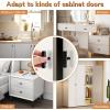 imageProbrico 30 Pack Cabinet Knobs 2quot Overall Length Solid Stainless Steel Brushed Nickel Kitchen Cabinet Pulls Hardware Bedroom Drawer Dresser Handles Cupboard PullsBlack