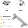 imageProbrico 30 Pack Cabinet Knobs 2quot Overall Length Solid Stainless Steel Brushed Nickel Kitchen Cabinet Pulls Hardware Bedroom Drawer Dresser Handles Cupboard PullsBrushed Nickel