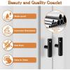 imageProbrico 30 Pack Cabinet Knobs 2quot Overall Length Solid Stainless Steel Brushed Nickel Kitchen Cabinet Pulls Hardware Bedroom Drawer Dresser Handles Cupboard PullsBlack