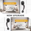 imageProbrico Black Heavy Duty Front Entry Handleset Passage Lock Grip Handle with Wave Lever Keyless Door Locks Interior and Exterior Entrance Door Handle with Reversible Handed Lever1PackOil Rubbed Bronze