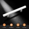 imageProbrico 50 Pack 3quot Hole Center Euro T Bar Kitchen Cabinet Pulls Stainless Steel Satin Nickel Furniture Dresser Drawer Handles 5 Inch Total LengthWhite