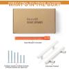 imageProbrico 50 Pack 3quot Hole Center Euro T Bar Kitchen Cabinet Pulls Stainless Steel Satin Nickel Furniture Dresser Drawer Handles 5 Inch Total LengthWhite