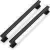 image:imageProbrico 10 Pack 5 Inch Matte Black Cabinet Handles HeavyDuty Drawer Pulls for Dresser Hardware CorrosionResistant Pulls for Cabinets and DrawersBlack
