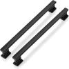 image:imageProbrico 10 Pack 5 Inch Matte Black Cabinet Handles HeavyDuty Drawer Pulls for Dresser Hardware CorrosionResistant Pulls for Cabinets and DrawersBlack