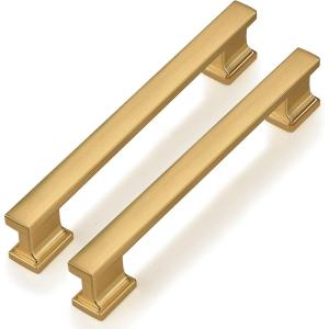 image:imageProbrico 10 Pack 5 Inch Matte Black Cabinet Handles HeavyDuty Drawer Pulls for Dresser Hardware CorrosionResistant Pulls for Cabinets and DrawersChampagne Bronze