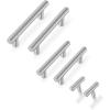 image:imageProbrico 30 Pack 3 Inch Euro T Bar Cabinet Pulls and 30 Pack  PD201HSS Kitchen Cabinet Drawer Knob amp 30 Pack 312 Inch Satin Nickel Drawer Pulls Knobs Bundle